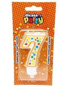 Dicasa Candelina Buon Compleanno - Numero 7